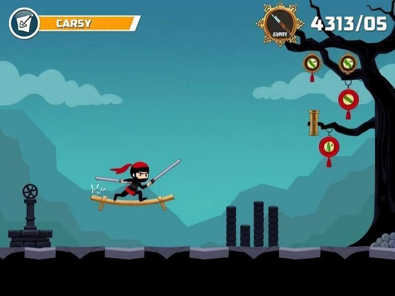 Ninja Swing Adventure Gameplay Screenshot